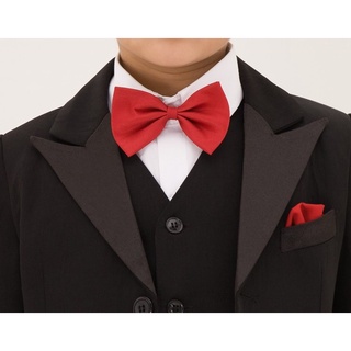 [Ｃ.M.平價精品館]現貨出清特價/西裝口袋巾/黑色領結/紅色領結