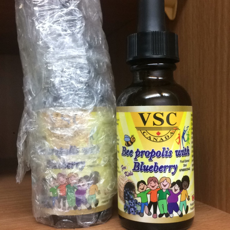 VSC加拿大兒童適用 藍莓口味蜂膠（即期品）