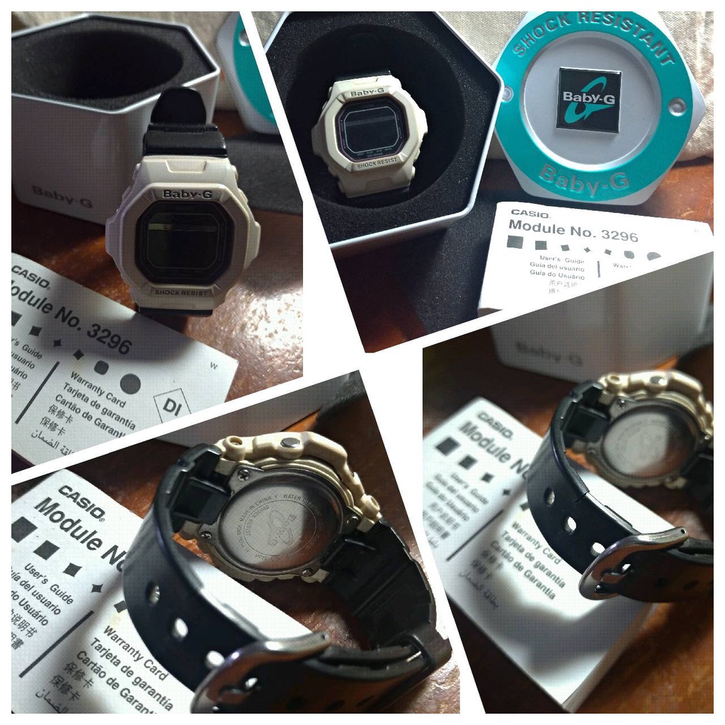 CASIO 卡西歐 Baby-G 帥氣簡約百搭經典款 電子顯示功能手錶 二手 女生手錶
