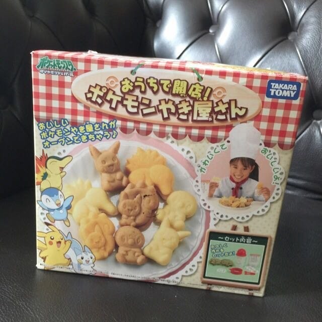 麗嬰國際代理日本原裝TAKARA TOMY 神奇寶貝雞蛋糕製作機/寶可夢diy雞蛋糕製作機/甜點烘培~皮卡丘