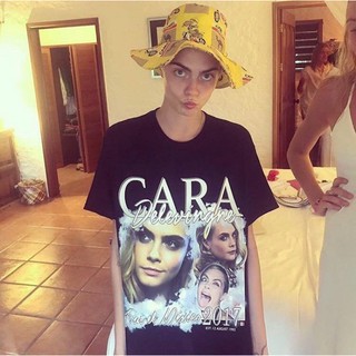 HOMAGE TEES CARA DELEVINGNE TEE 黑色 短袖T恤 英國品牌 中國有嘻哈