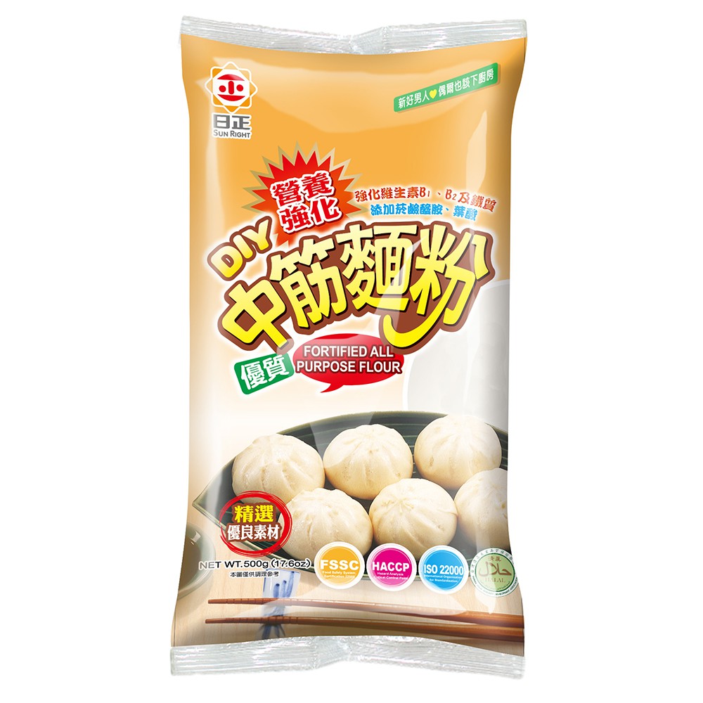 【日正食品】中筋麵粉500g