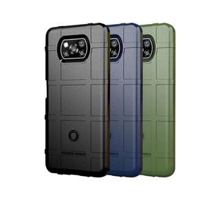 QinD 小米 POCO X3 Pro/X3 NFC 戰術護盾保護套 TPU 手機殼 鏡頭加高