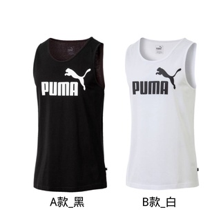 PUMA 休閒背心 基本系列No.1 Logo 背心上衣 男 85174201 黑 85174202 白