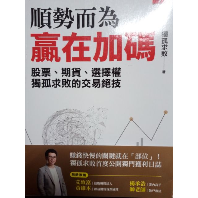 【博客思】《全新書.現貨》順勢而為，贏在加碼：獨孤求敗的股票、期貨、選擇權交易絕技