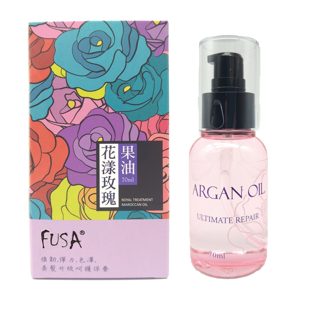 FUSA法莎 花漾玫瑰果油70ML 沙龍品牌 修護素精華液 染燙修護 細軟髮 護髮 摩洛哥油 香氛保養【露易絲生活雜貨】