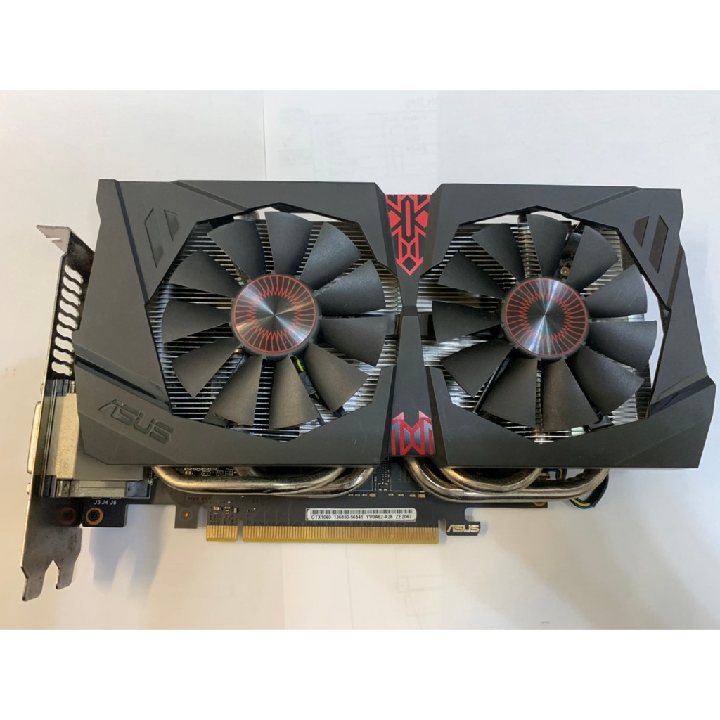 ASUS STRIX GTX 1060 6G 保固至2022/12/18 無原盒 自用卡 非礦卡