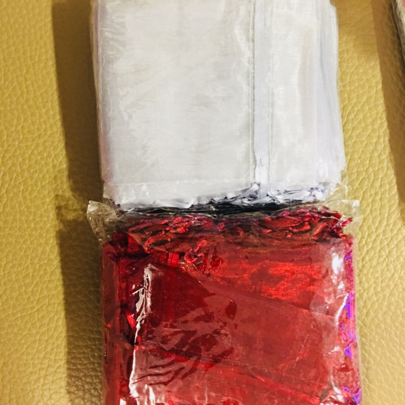 包裝束口袋（銀色、酒紅色） 肥皂袋 禮物 包裝 紗袋 禮物 抽獎禮 尾牙 年終 忘年會 婚禮小物