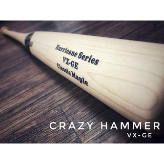 “現貨”CrazyHammer北美硬楓壘球棒（微重頭、中空棒）
