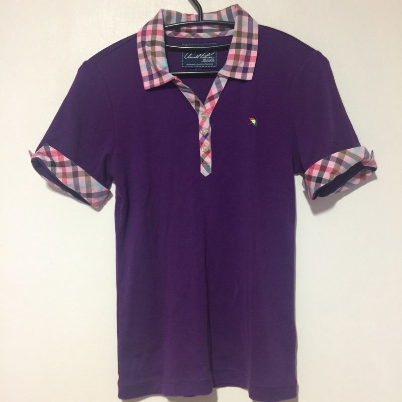 Arnold Palmer 雨傘牌紫色短polo 衫(38)