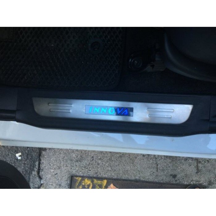 (柚子車舖) 豐田 INNOVA LED 迎賓踏板 -可到府安裝 材質百鐵不鏽鋼#304 一組4入