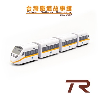 臺鐵太魯閣自強號列車 TEMU1000型 鐵支路4節迴力小列車 迴力車 火車玩具 QV005T1 TR臺灣鐵道