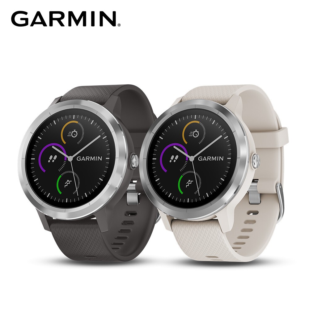 GARMIN vivo life(石墨黑) (超高CP值破盤價最後一支,售完不補)智慧生活行動支付+全功能運動心率腕錶