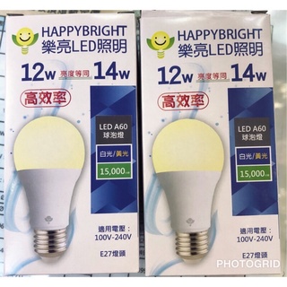 【樂亮】LED省電燈泡 0.7w 8w 12w 14w 16w 高流明 E27燈泡 家用燈泡