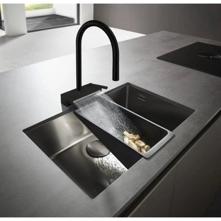 【衛浴的醫院】 德國HANSGROHE 廚房水槽用 多功能 瀝水籃 / 洗菜籃 40963000