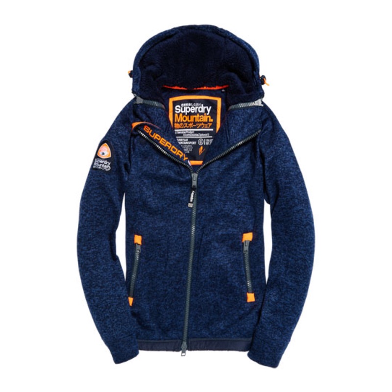 SUPERDRY  Storm雙拉鍊連帽外套(size:s)