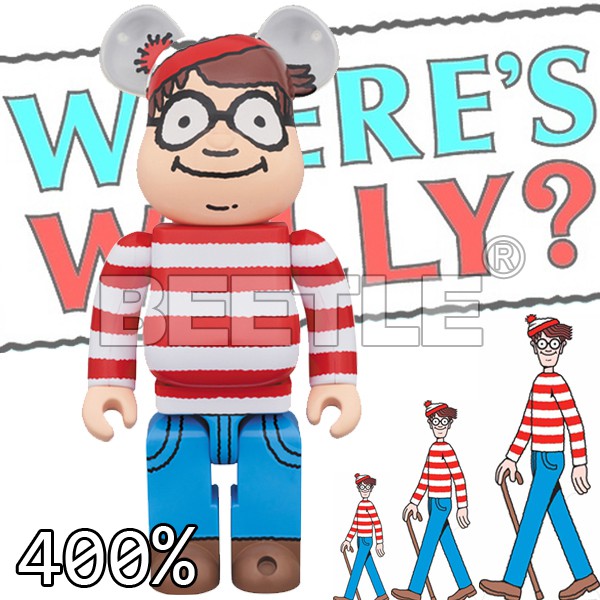 BEETLE BEARBRICK BE@RBRICK 威力 威力在哪裡 WALDO WALLY 庫柏力克熊 400%