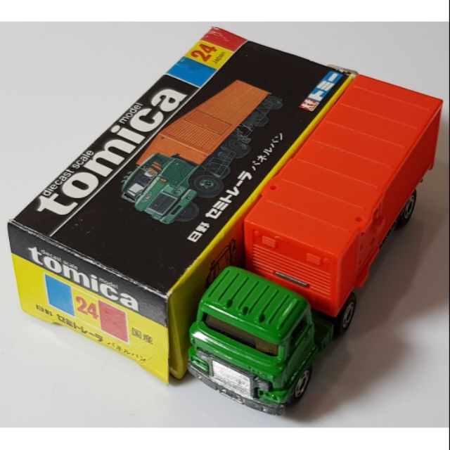 tomica 黑盒 24 日本製 多美卡 貨櫃車 聯結車