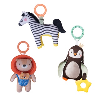 【taf toys 叢林動物系列-搖鈴玩偶】-嬰兒搖鈴-安撫玩偶