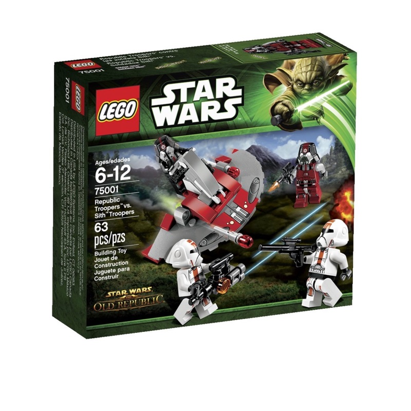 LEGO Star Wars Republic Troopers vs Sith Troopers 75001