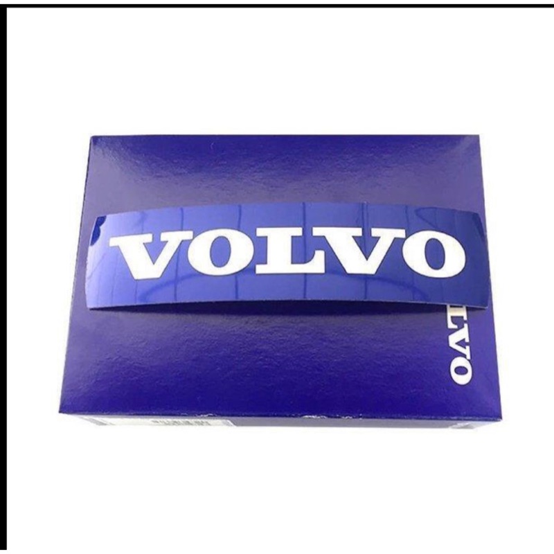 VOLVO 原廠 前車標 Logo 貼紙 小標 116mm*28mm 水箱車標 RDESIGN V60 S60 V40