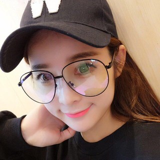 原宿復古 平框鏡 大框眼鏡 眼鏡 眼鏡框 大框 圓框 吳亦凡 眼鏡 男女金屬邊框 素顏神器 網紅 平光鏡惡