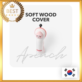 [KAKAO FRIENDS GOLF] Soft Wood Cover APEACH 桃子│高爾夫球木桿套 木桿套