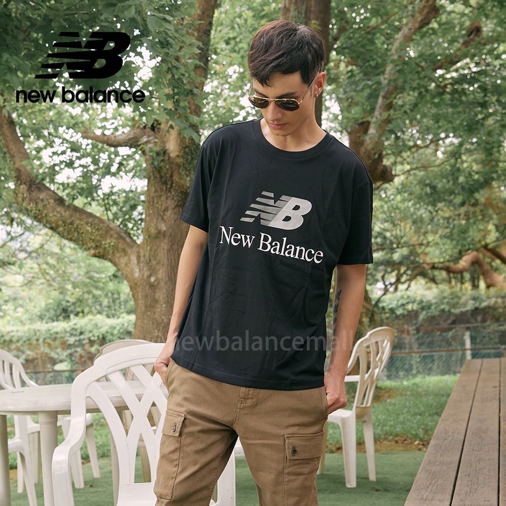 【New Balance】 NB短袖上衣_男性_黑色_AMT21529BK