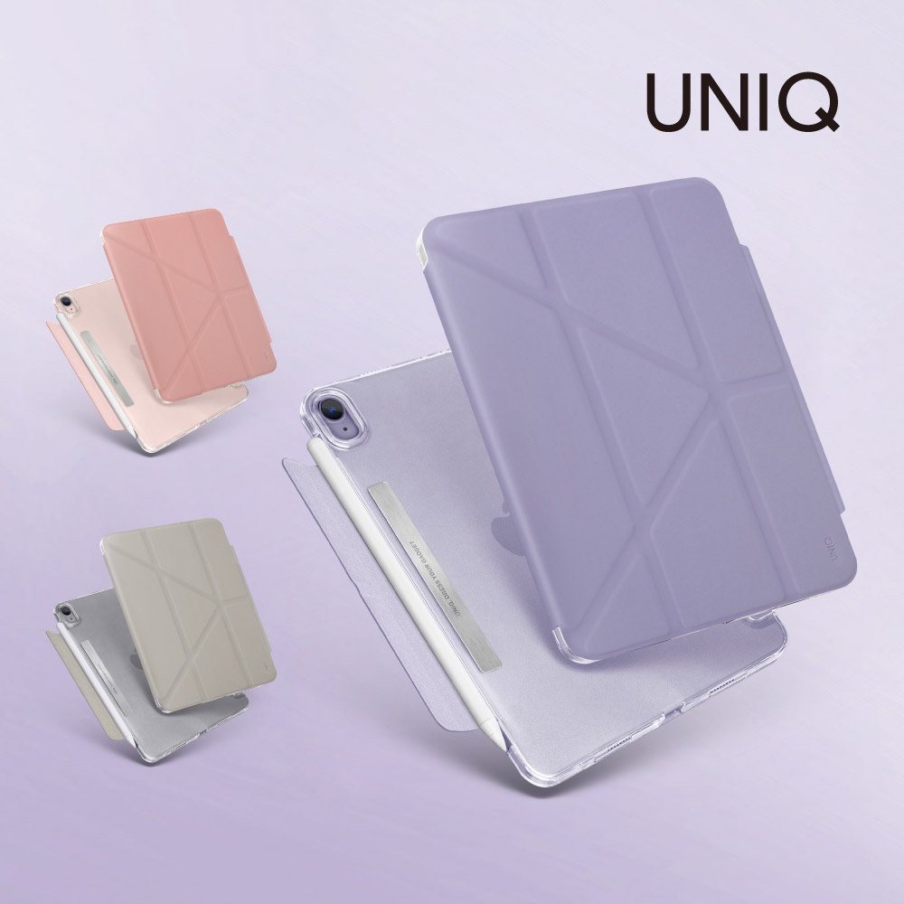 【UNIQ】iPad Mini 6 8.3 10.2 吋 2021 磁吸保護套 (Camden)｜極簡透明