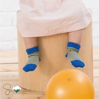 【現貨】MIT台灣製 Supima 寶寶鞋型禮盒襪組 彌月禮盒 寶寶襪 新生兒禮 -寬口條紋 P6800