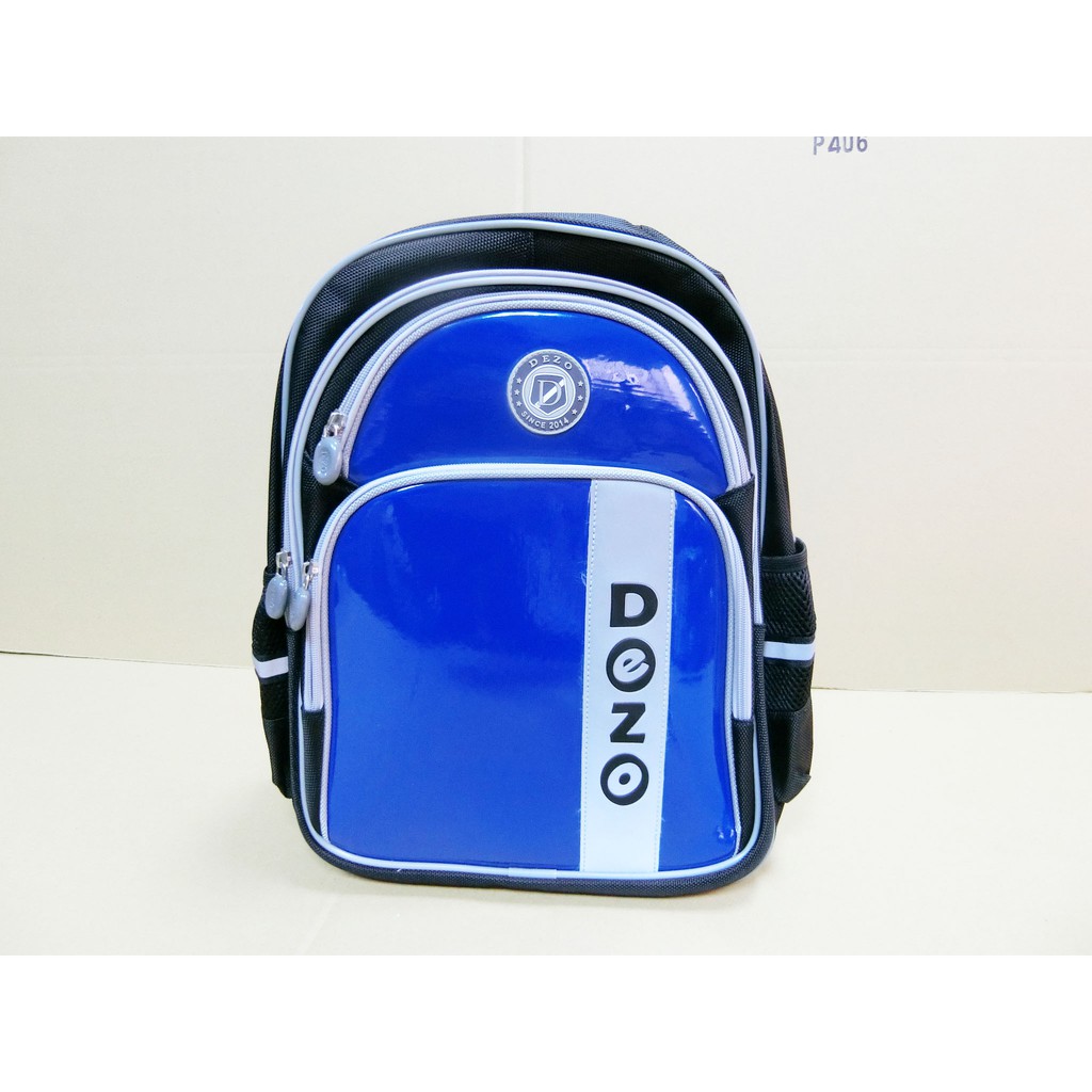 【NG品福利出售】正版 卡通 國小書包 DEZO 素面 （藍色）護脊休閒 後背書包 後揹 上課書包 A4可放 G012