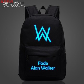 🌸露彩時尚🌸夜光 Alan Walker艾倫沃克 書包 faded同款背包 電音潮牌學生雙肩包