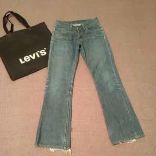 LEVI'S 558 經典 水洗 丹寧 靴型 牛仔褲 喇叭牛仔褲 26 ❤oohlala❤
