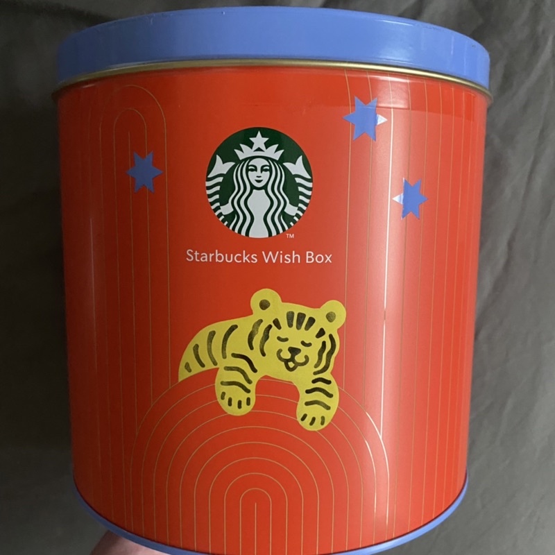 Starbucks 星巴克台灣限定過年禮盒2022 虎年 星願桶