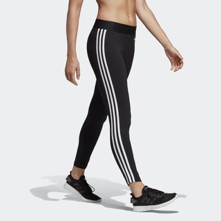 <Taiwan小鮮肉> ADIDAS ESSENTIALS 3-STRIPES 黑色 緊身運動長褲 女款 DP2389