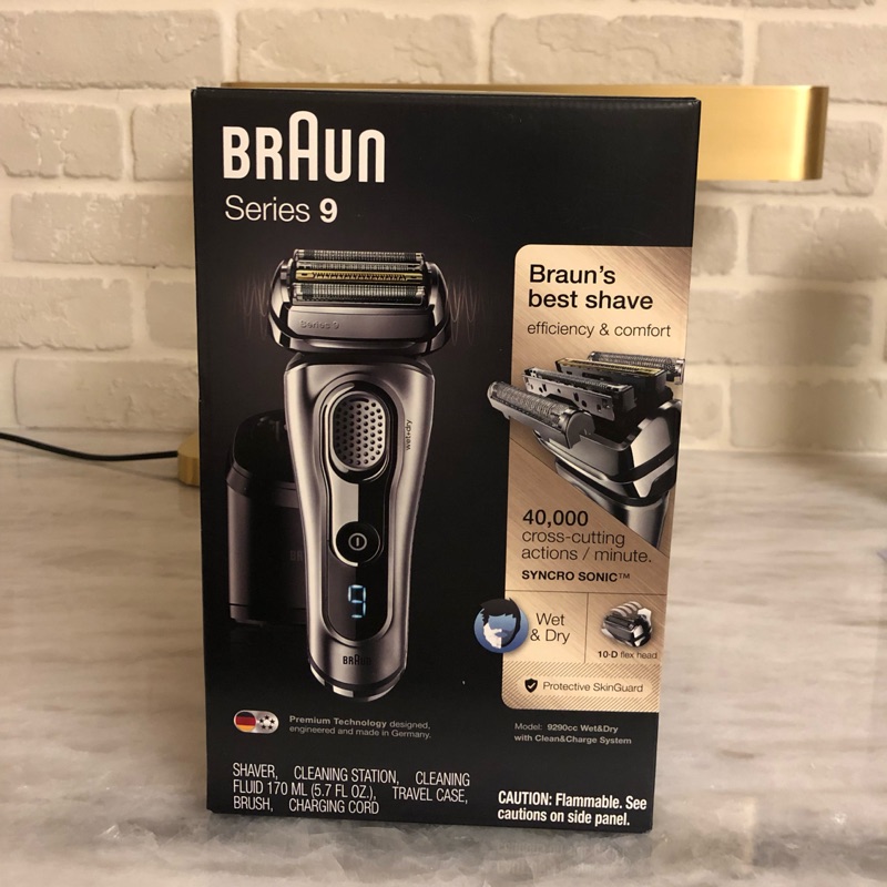 德國百靈 Braun 刮鬍刀 型號9290cc 全新未拆 德國製