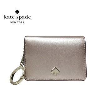 Kate Spade 鑰匙名片夾 防刮皮革 名片夾 卡夾 證件夾 鑰匙圈