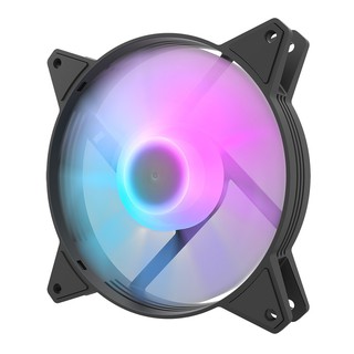 darkFlash大飛 C6 A-RGB 12CM 電腦散熱風扇 單顆裸裝子扇 限裝DLX/DLM機殼 (扇框: 黑色)
