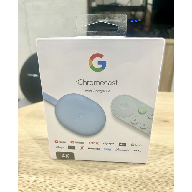 現貨 藍色 Chromecast with Google TV 4k 美版