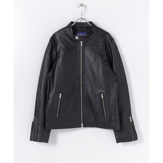 全新日本專櫃正品 URBAN RESEARCH 黑色全羊皮窄版騎士外套 S號