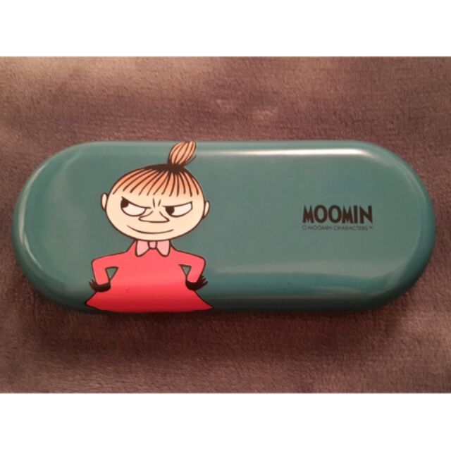 Moomin 亞美 小不點 嚕嚕米 眼鏡盒 可愛 置物盒 馬口鐵盒