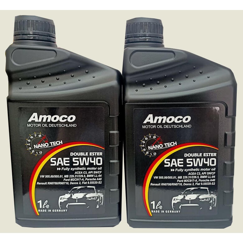 AMOCO 奈米 雙酯  5W-40 5W40 全合成機油 德國原裝進口 c3