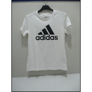 ADIDAS W BL T 女款 運動休閒T恤 短袖上衣 白/黑 GL0649