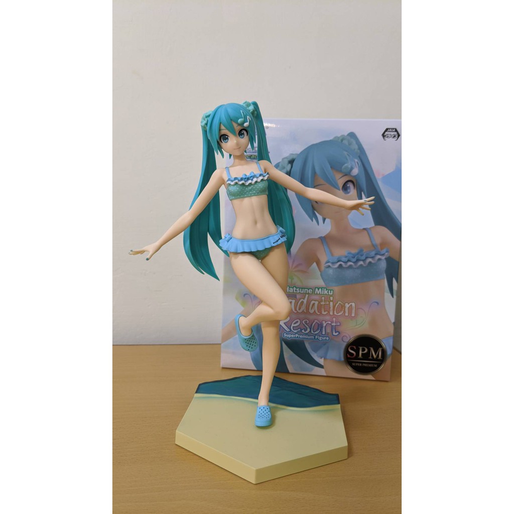 SEGA 組立景品 SPM Figuer MIKU 初音未來 水著 泳裝 33353