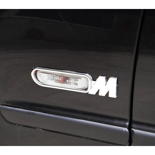 IDFR-ODE 汽車精品 BMW 3系列 3-E46 98-01 鍍鉻側燈框 葉子板 方向燈框 MIT