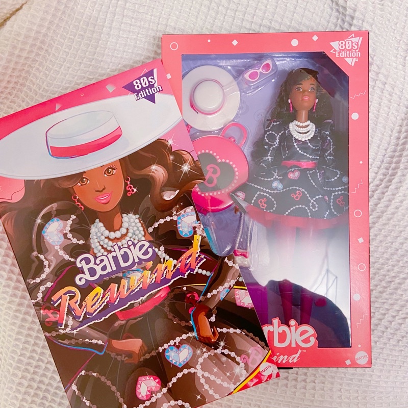 (現貨只有一組☝️)Barbie 芭比 Rewind 80s 黑人 復古 娃娃 芭比