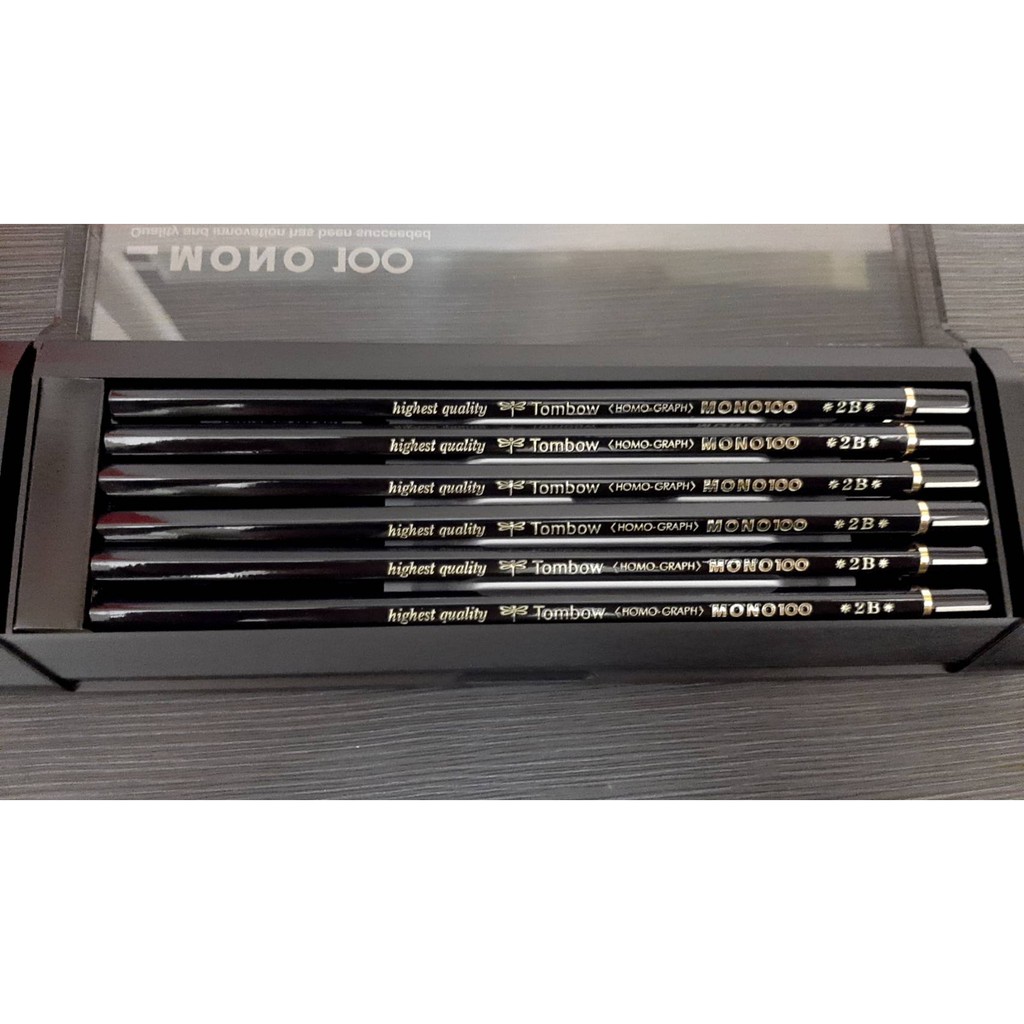 【現貨】【TOMBOW 蜻蜓】MONO100 MONO-J 高品質鉛筆組 12入 (製圖/設計用)