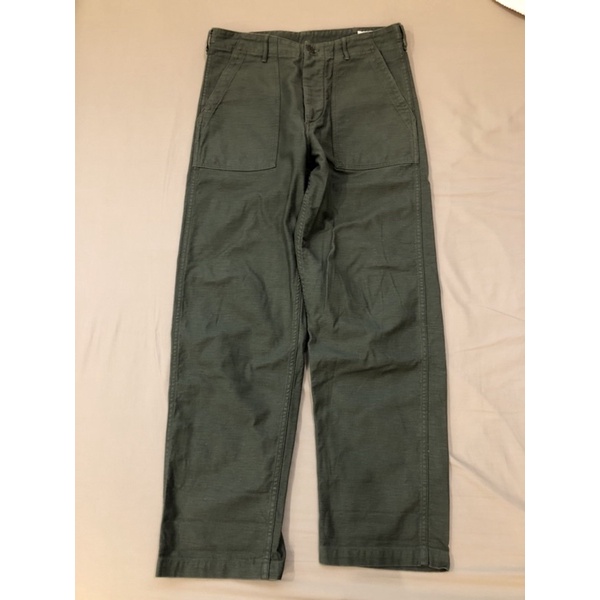 ORSLOW US ARMY FATIGUE PANTS REGULAR GREEN  軍褲 寬褲 工作褲