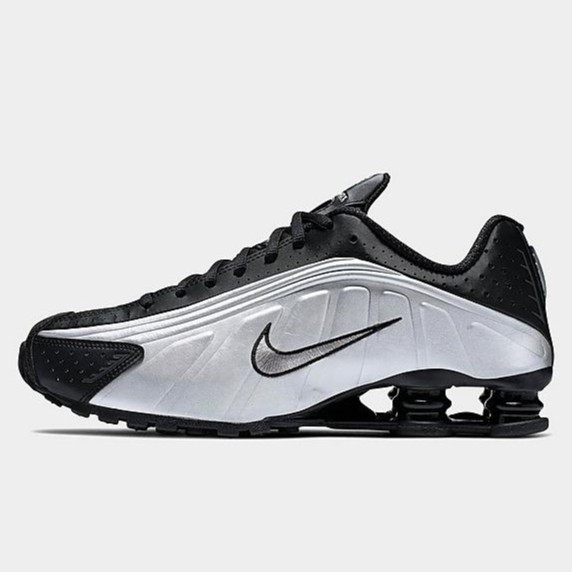 R’代購 Nike Shox R4 OG 彈簧鞋 黑白銀 104265-045 男女段