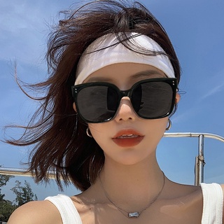 韓國gm墨鏡女夏季防紫外線度假大框眼鏡網紅偏光遮陽方形框太陽鏡